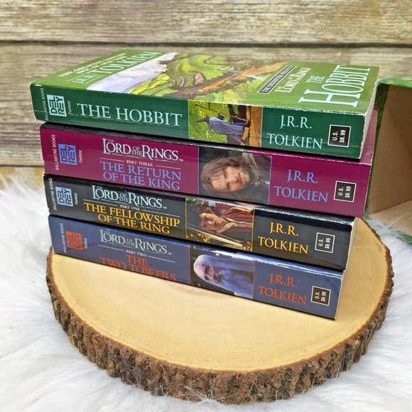 Vntg Lord of the Rings The Hobbit Boxed Book Set - Picture 10 of 12